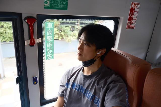 目前玉澤演在台中拍戲,到處留下足跡。(圖/翻攝自玉澤演IG)