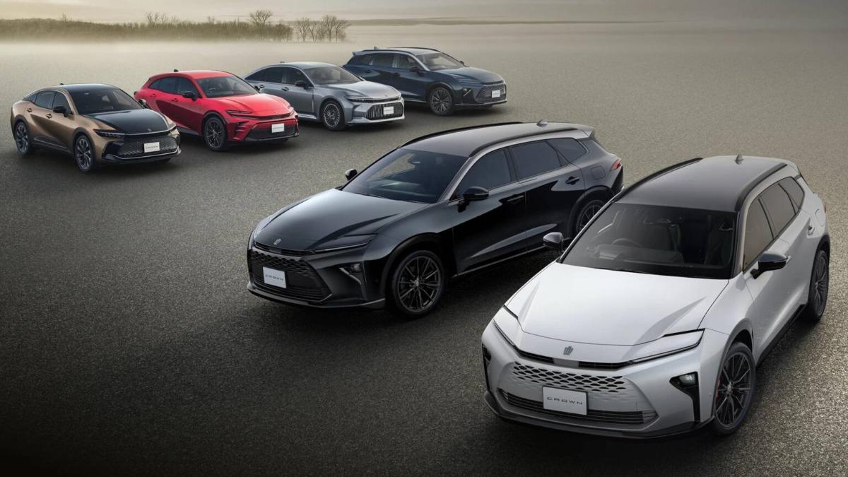隨著Crown誕生70週年,第16代Toyota Crown皆推出不同版本的週年特仕車。(圖/Toyota)
