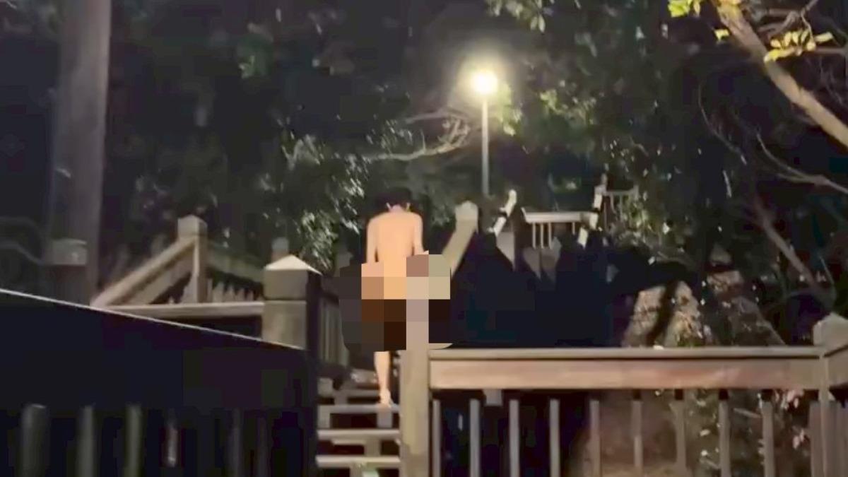 台北市議員陳宥丞驚爆南港公園淪天體營群聚地。（圖／陳宥丞提供）