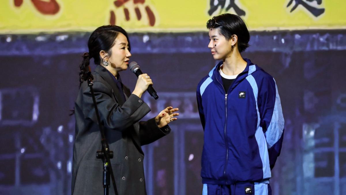 陶晶瑩帶女兒上台。(圖/中華音樂人交流協會提供)