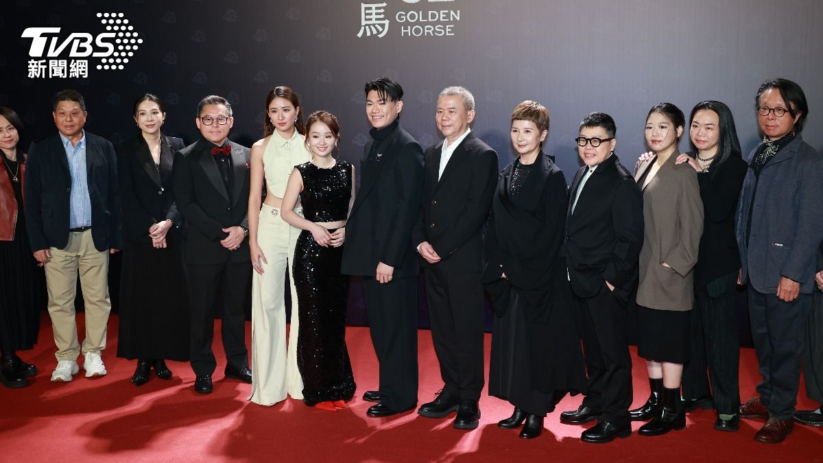 《大濛》劇組登紅毯。(圖/TVBS娛樂組)