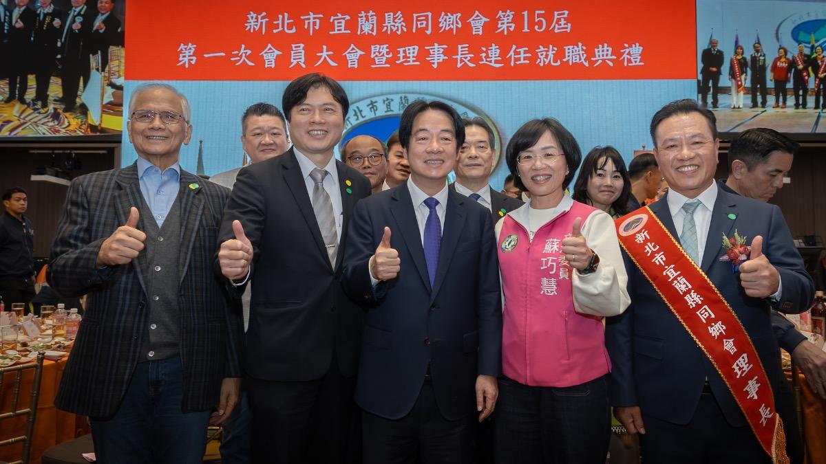 首公開拉抬綠縣市長提名人 賴清德讚蘇巧慧、林國漳:一定要選好的