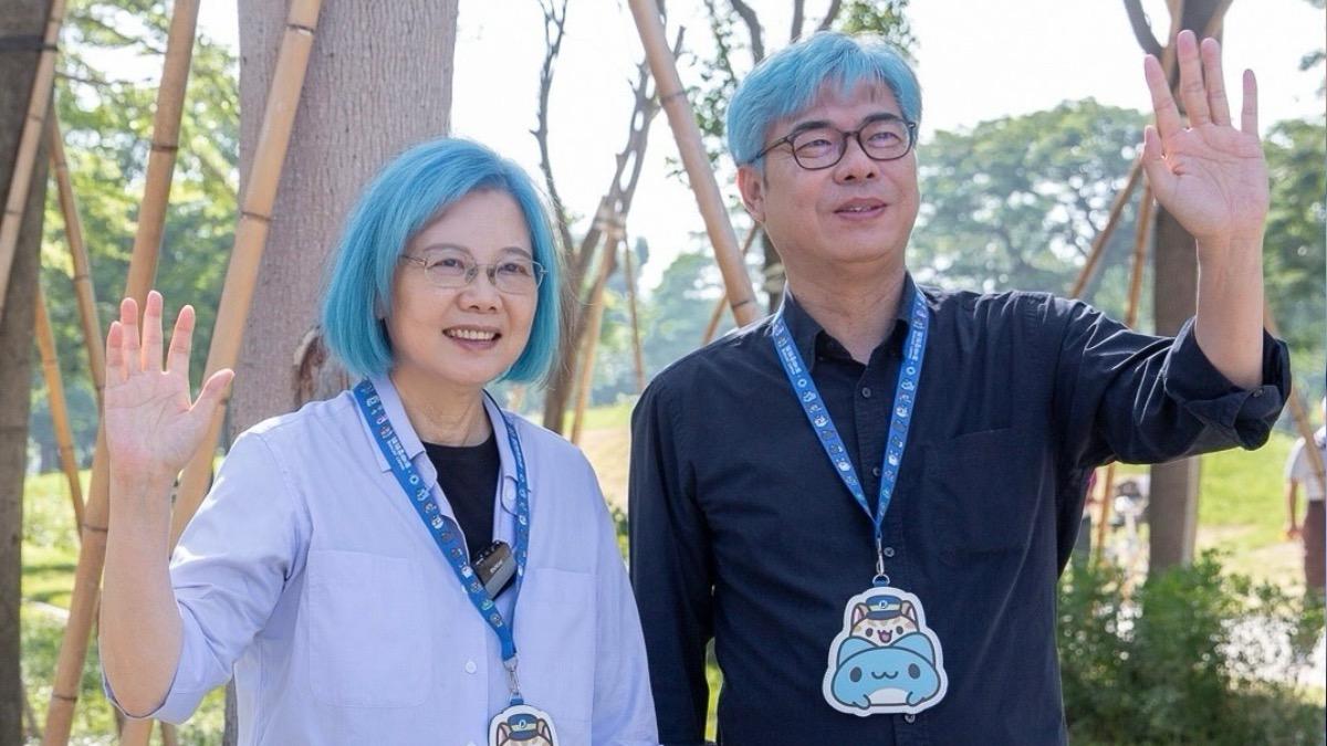 周子瑜等十年!首度回台開唱 蔡英文曬「藍髮照」應援台灣女兒