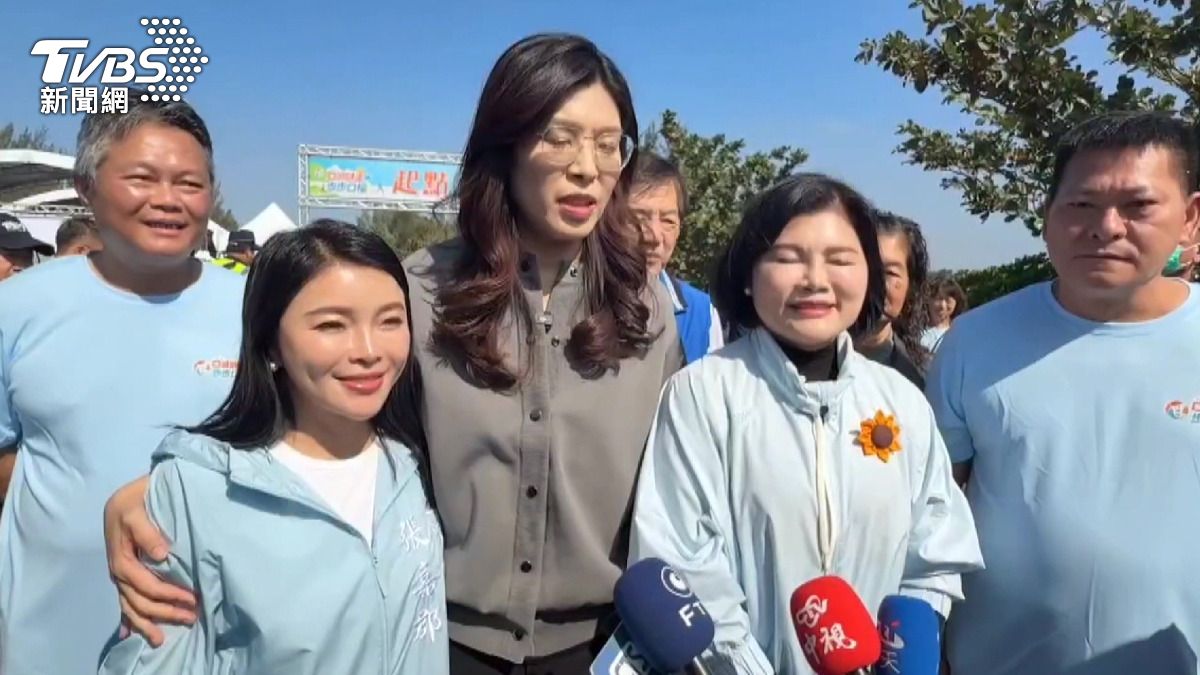 鄭麗文回雲林力挺「最強棒」 曾支持郝龍斌的張家陣營全面歸隊。(圖/TVBS)