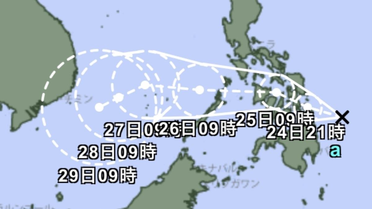 天氣/天琴颱風最快明生成!最新路徑曝 日氣象廳烈風警報示警