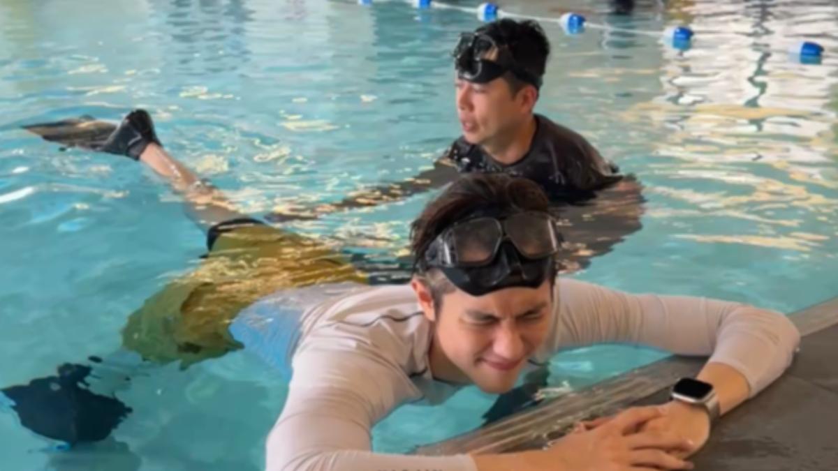 教練認為范姜渴望重新開始。（圖／翻攝自enjoydive.tw IG）
