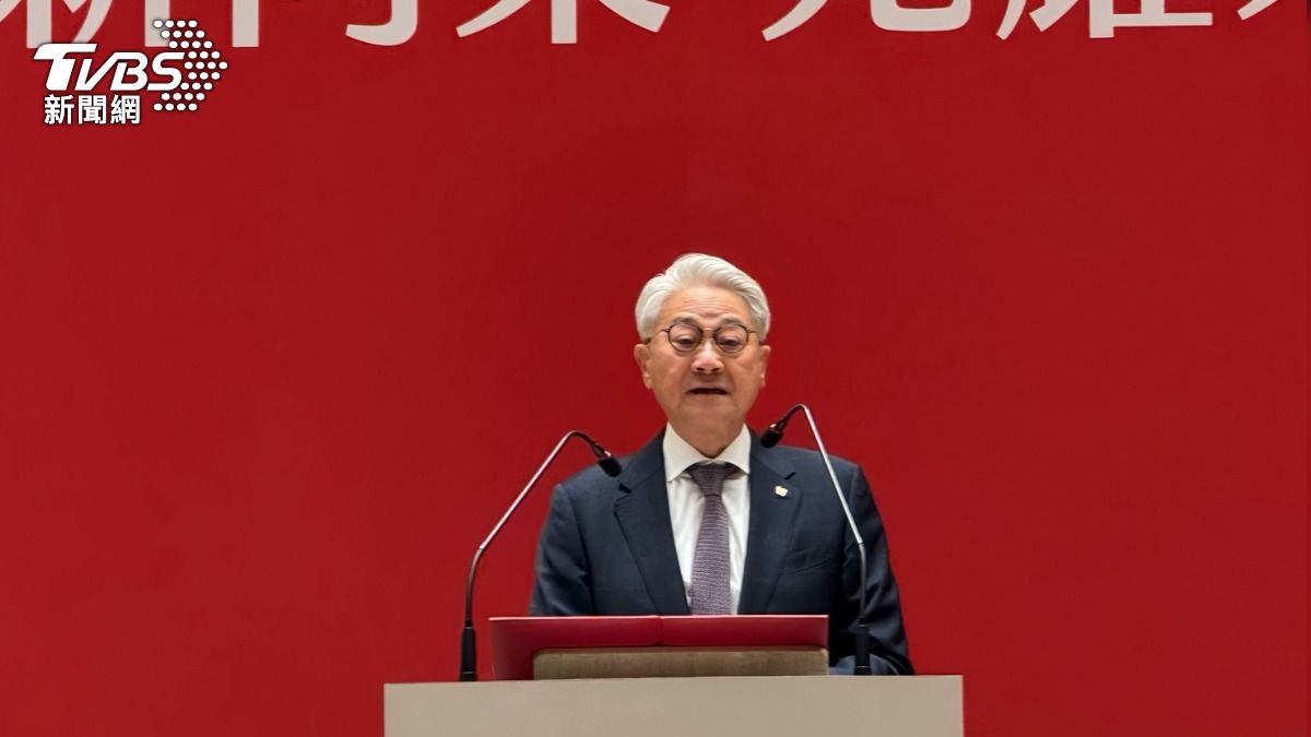 台新金控董事長吳東亮。（圖／謝佩穎攝）