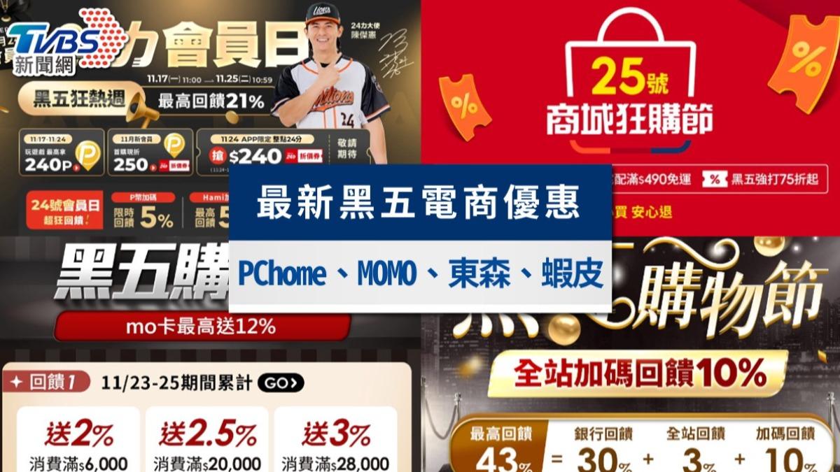 2025黑五電商優惠》PChome、momo、蝦皮折扣與信用卡回饋總整理