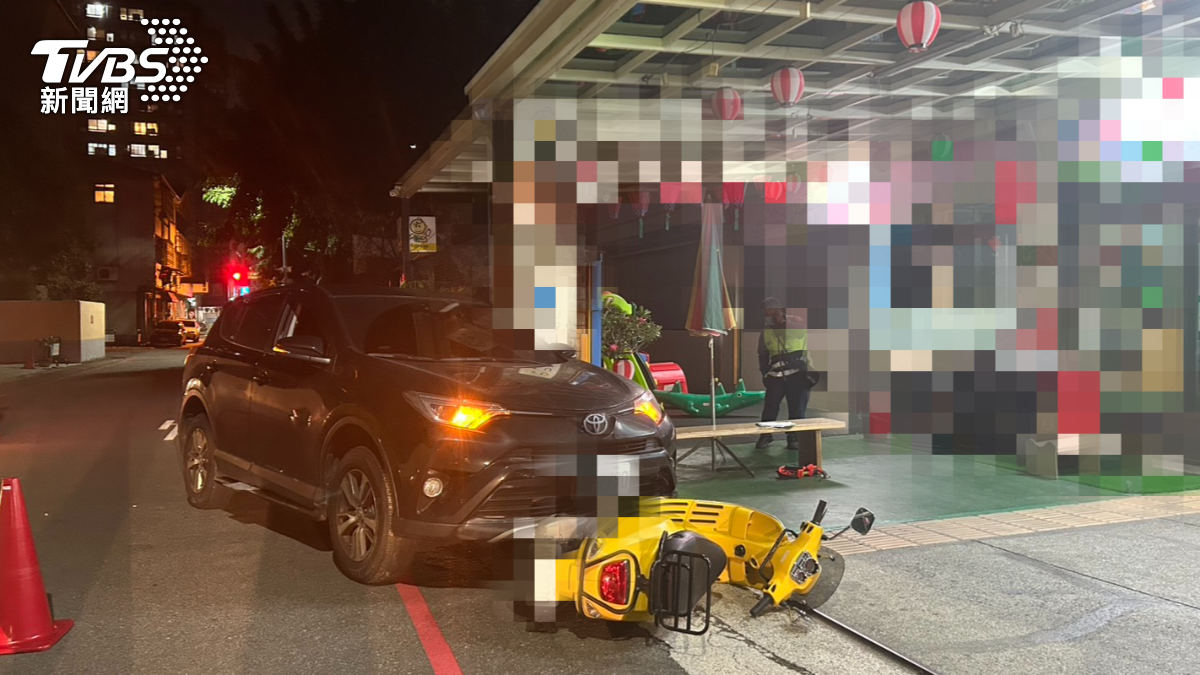 開車突病發撞45歲女！台中翁無心跳倒幼稚園前　送醫搶命亡