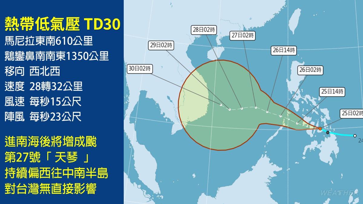 天氣/東北季風發威!低溫再探1字頭 林得恩:天琴估今生成對台影響曝