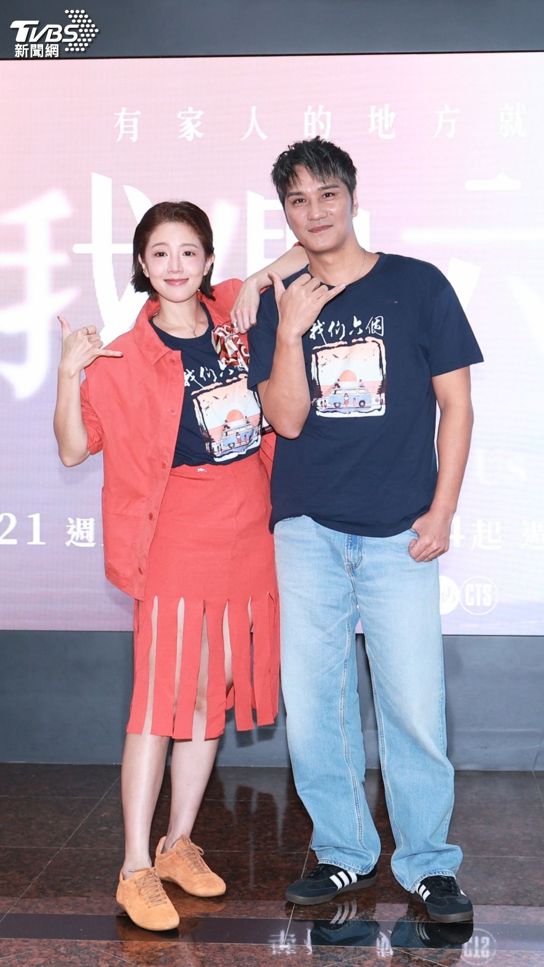 黃薇渟(左)、馬志翔(右)父女對戲不多。(圖/趙世平攝)