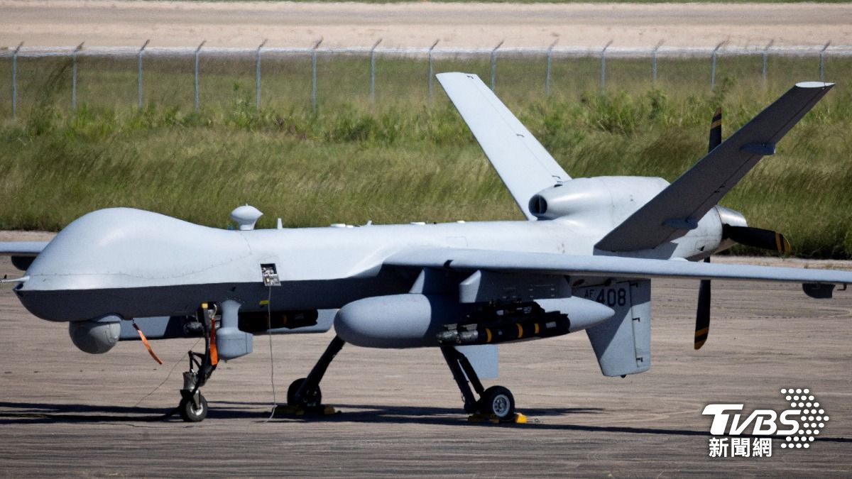 駐韓美軍MQ-9死神無人機 不明原因任務中墜海