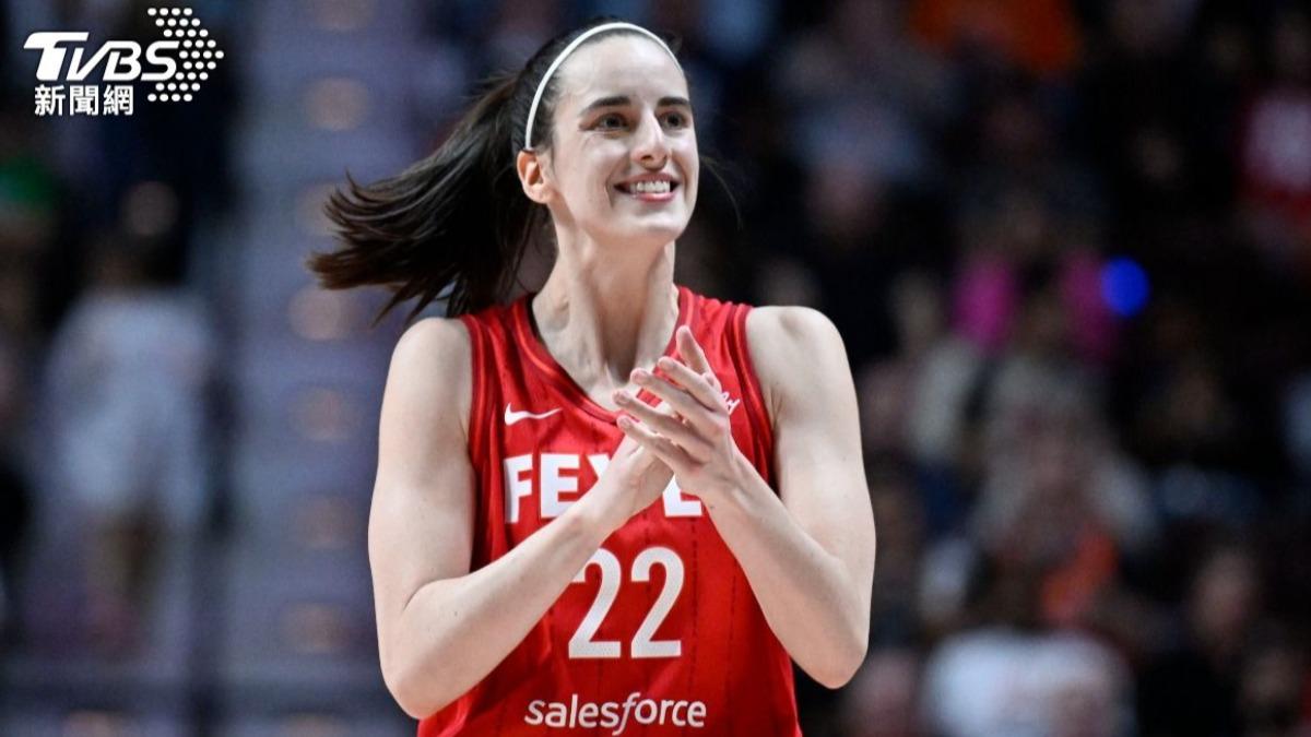 WNBA球星克拉克(Caitlin Clark)。(圖/達志影像美聯社)