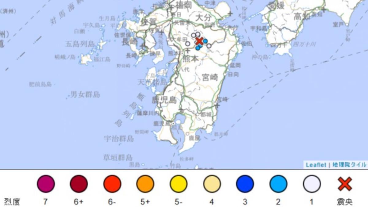 鄰近震央!日本熊本規模5.7地震 台積電設廠地震度3