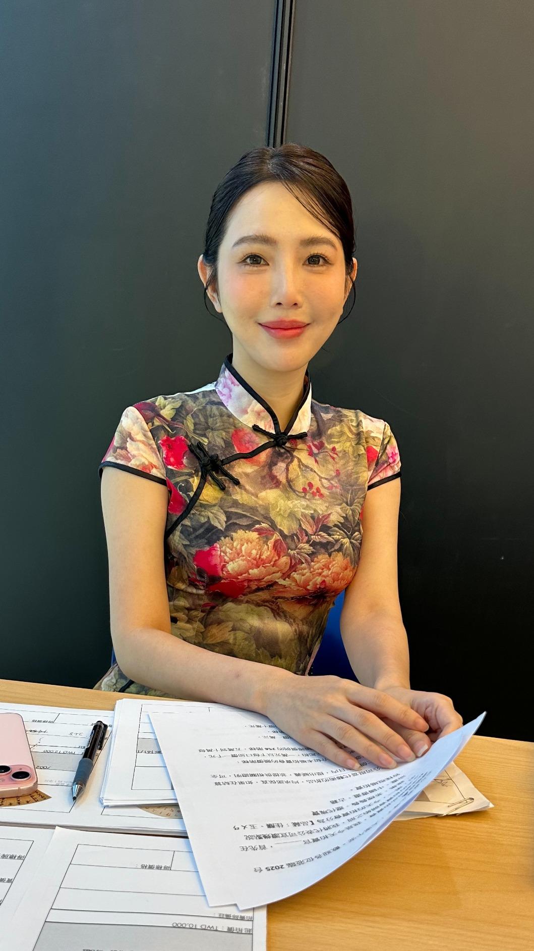 朱琦郁口才流利。(圖/朱琦郁提供)