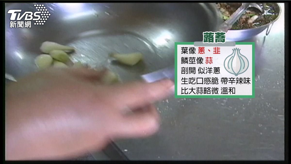 花1600元買蕗蕎 竟收到「大陸蒜頭」。(圖/TVBS)