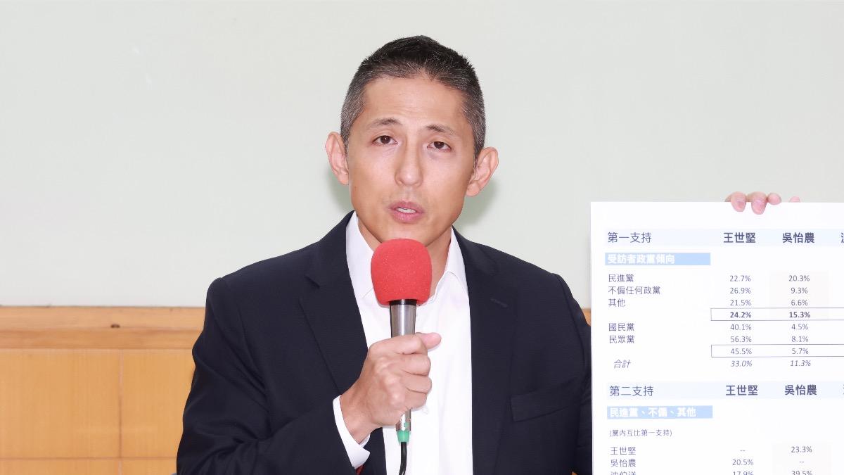 「綠營從上到下都不挺」吳怡農敢自爆落後民調?黃暐瀚:在走險路