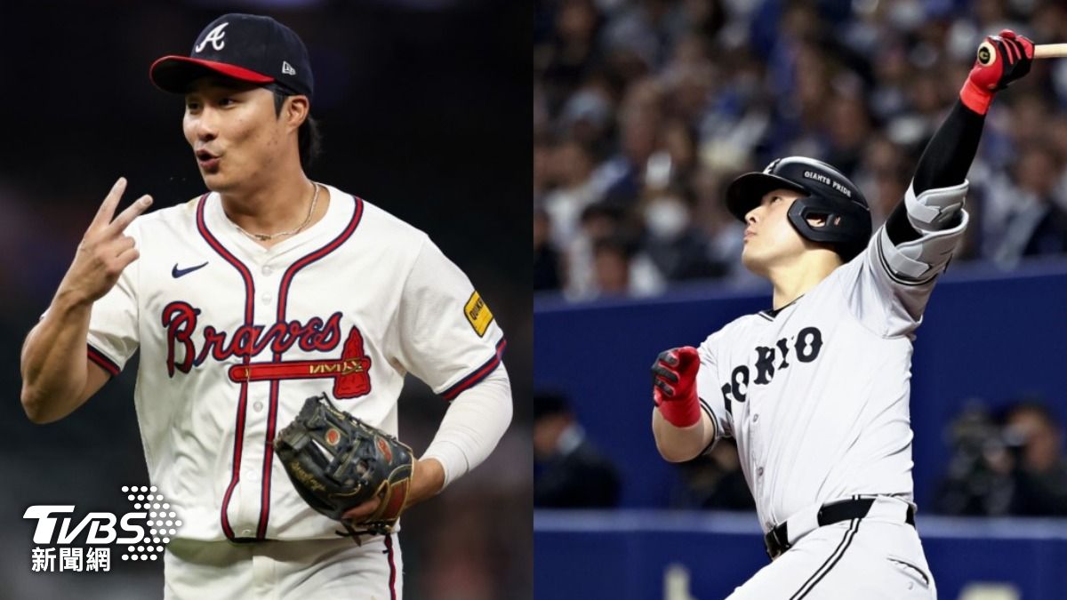 徐若熙在這份名單中，排名比南韓好手金河成（左）、日本重砲岡本和真（右）都更高。（組圖／達志影像路透社）