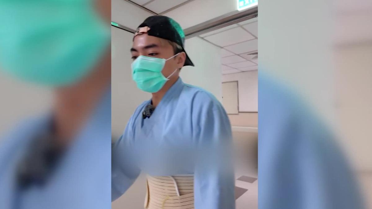 海產時常在社群更新手術後的狀況。(圖/翻攝海產FB)