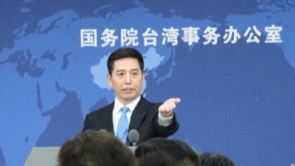 國台辦發言人彭慶恩痛批總統賴清德與日本的「台日堅固友誼」互動。(圖/翻攝 人民日報)