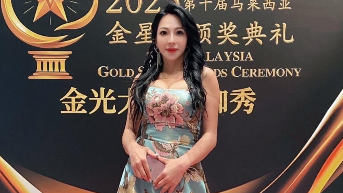 妞妞勇奪2025第十屆馬來西亞金星獎。（圖／七號天堂婚紗提供）