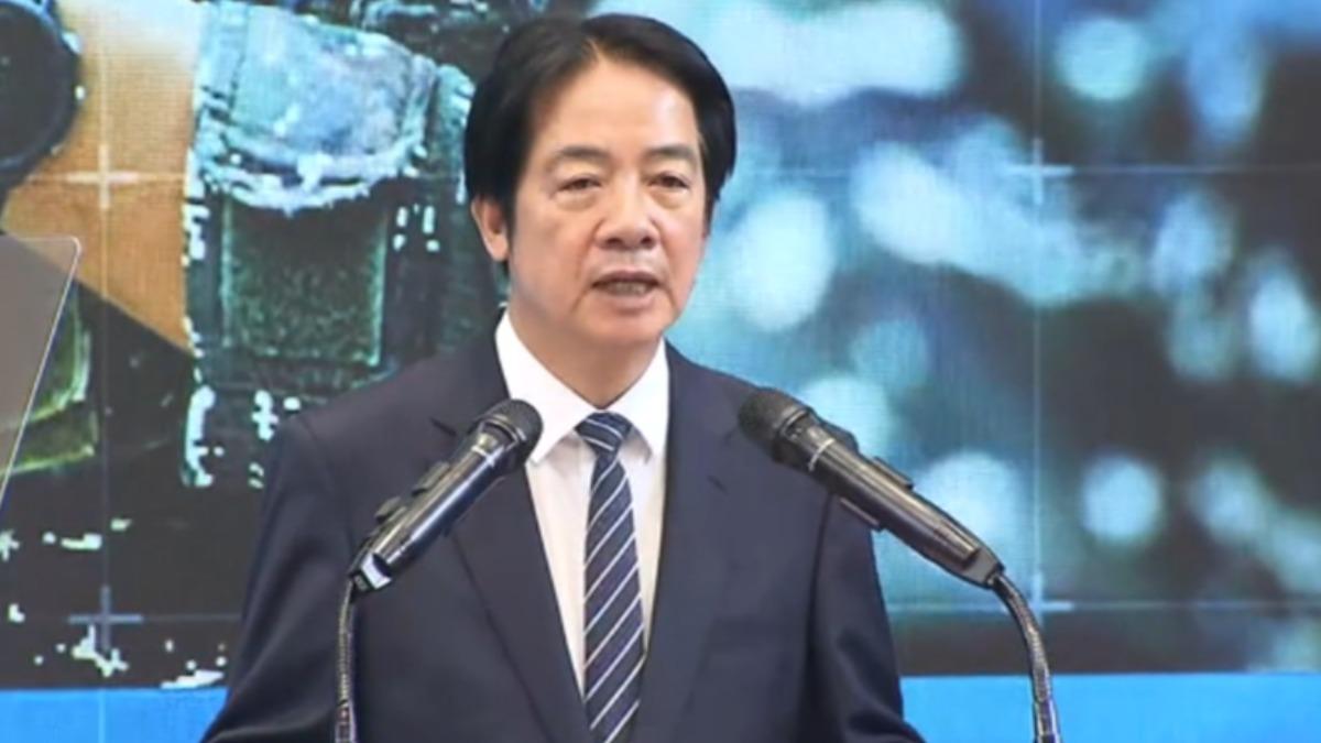 總統賴清德提及中共要在2027年武統台灣。（圖／TVBS）