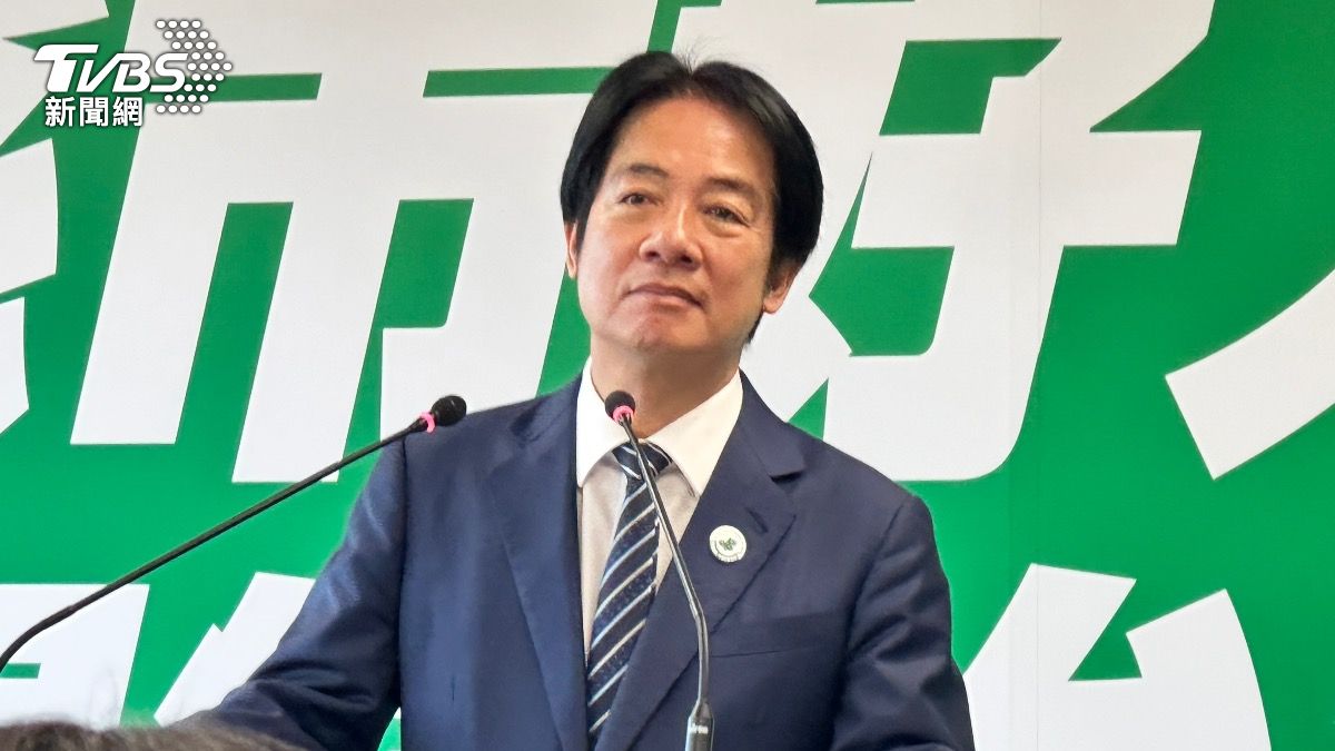 賴清德表示,無法決定出生在哪,但可以決定在哪裡奮鬥。(圖/潘袁詩羽攝)