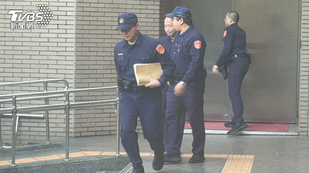 曾志新還押。(圖/潘千詩攝)