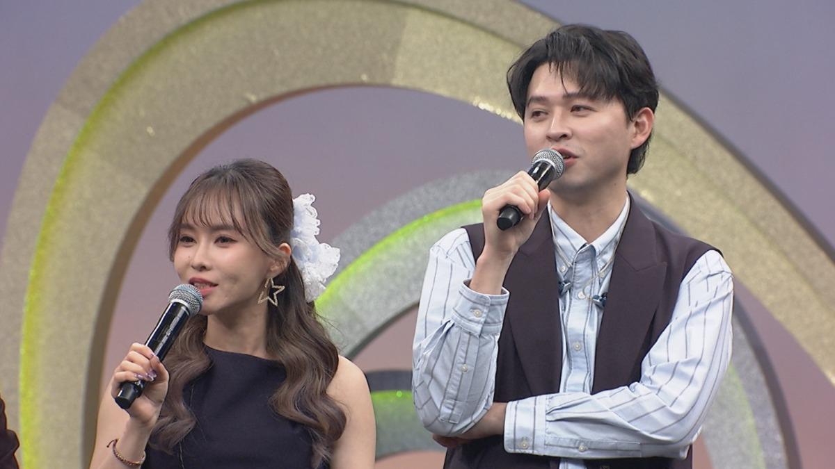 杜忻恬(左)、李子森平時吃飯不喝酒。(圖/中視提供)