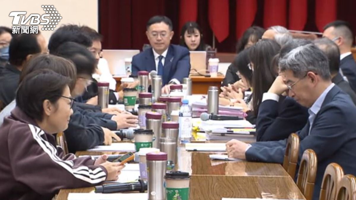 財政委員會開會畫面。(圖/TVBS)