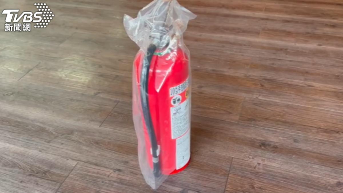 滅火器是各種場合不可或缺的保命設備。（示意圖／TVBS）