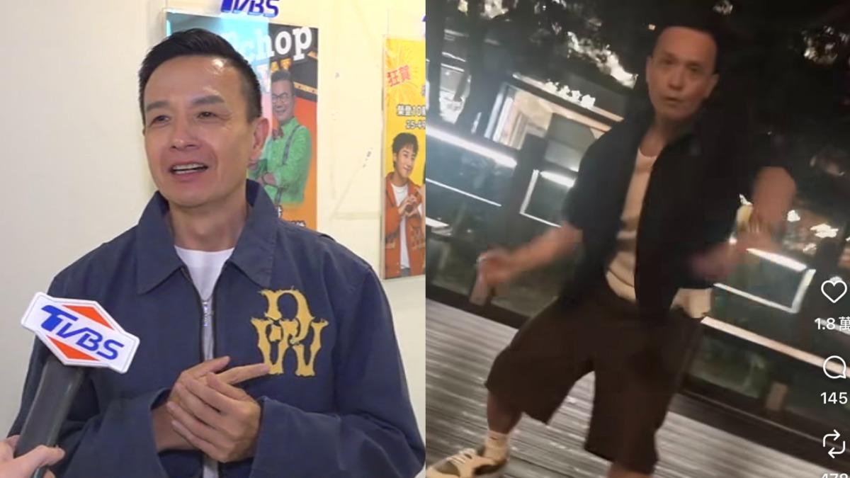 藝人小鐘近期嘗試挑戰韓團舞蹈，上傳社群獲得超高討論度。（圖／TVBS、翻攝小鐘IG）