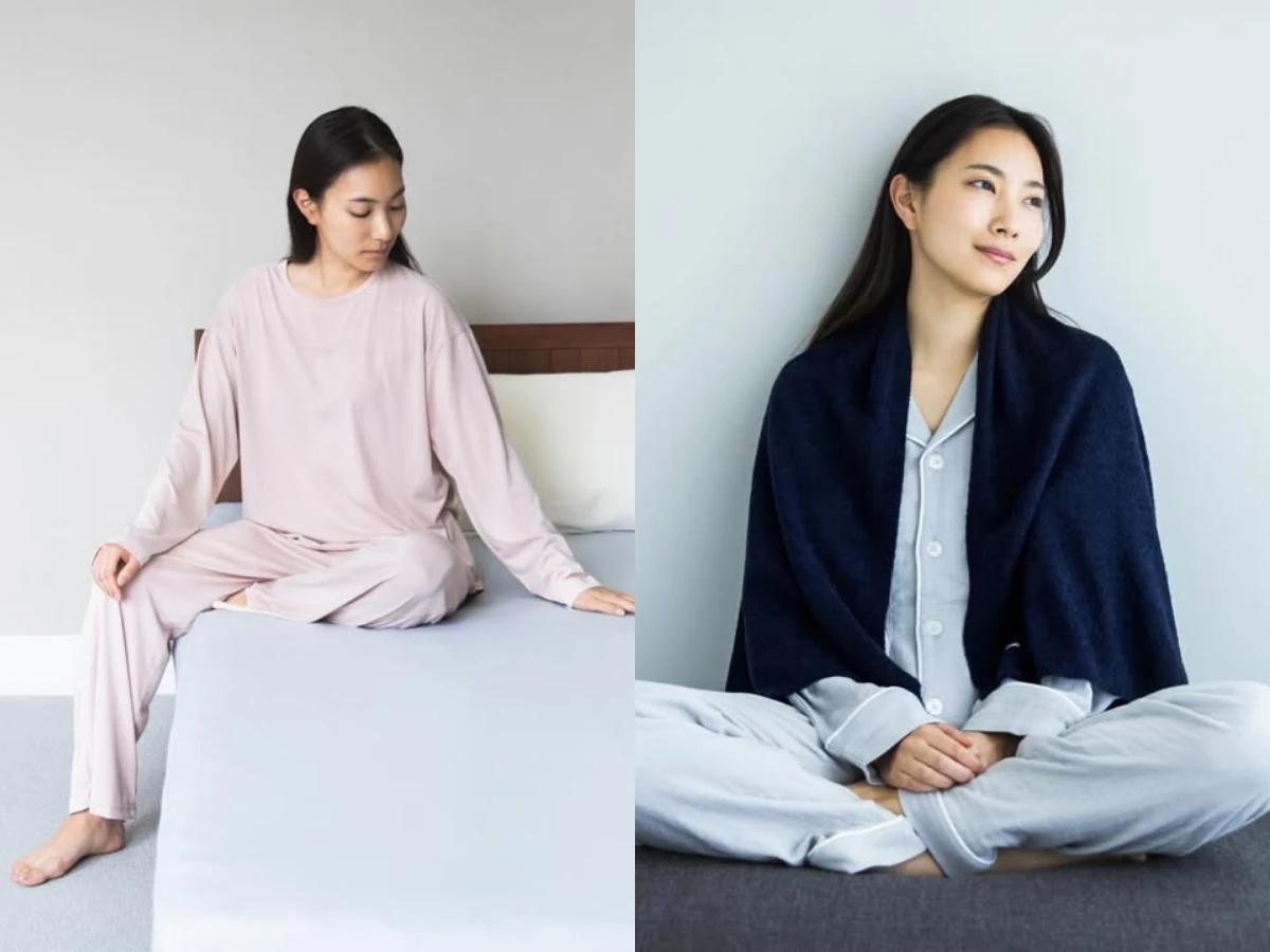 來自機能服品牌 TENTIALテンシャル的「BAKUNE睡衣」,主打「穿著睡覺也能恢復疲勞」。(圖/翻攝自IG@tential)