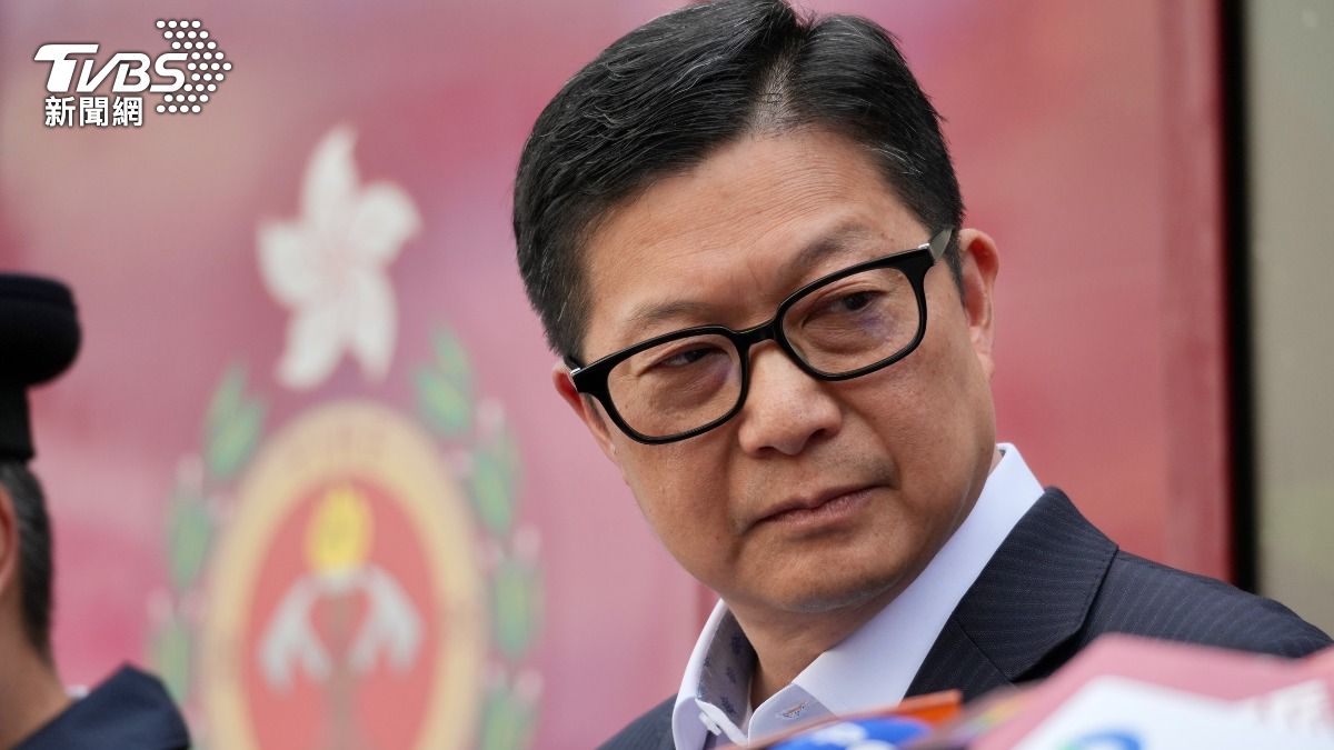 保安局長鄧炳強。(圖/區國強攝)