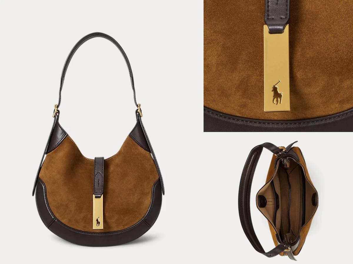 Polo ID搭配全粒面皮革邊條與標誌 Pony 小馬金屬 ID 牌。（圖／翻攝自Polo Ralph Lauren官網）