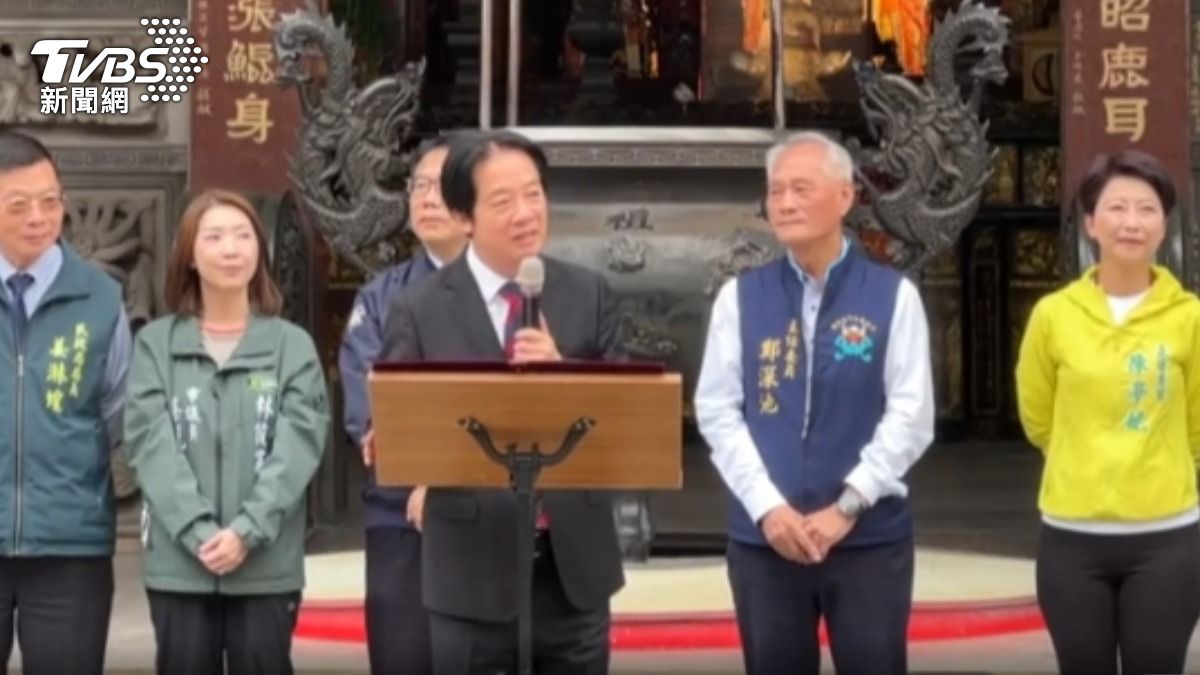 台南談國政! 總統喊讓鄉親質詢「亭妃不行」。(圖/TVBS)