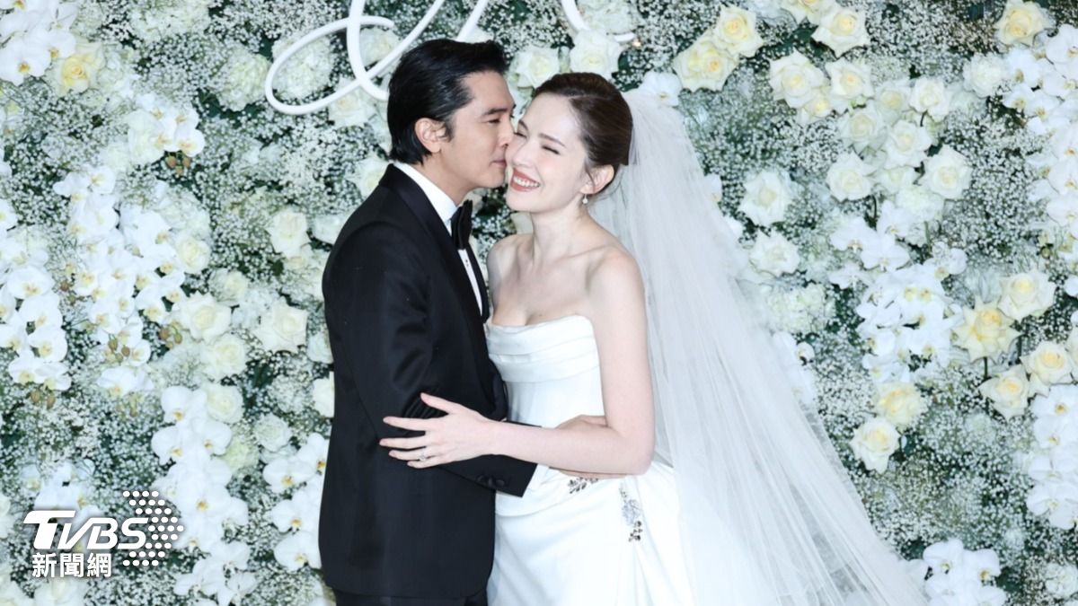 邱澤、許瑋甯補辦婚宴！夢幻公主白紗現身。（圖／張哲鳴 攝）