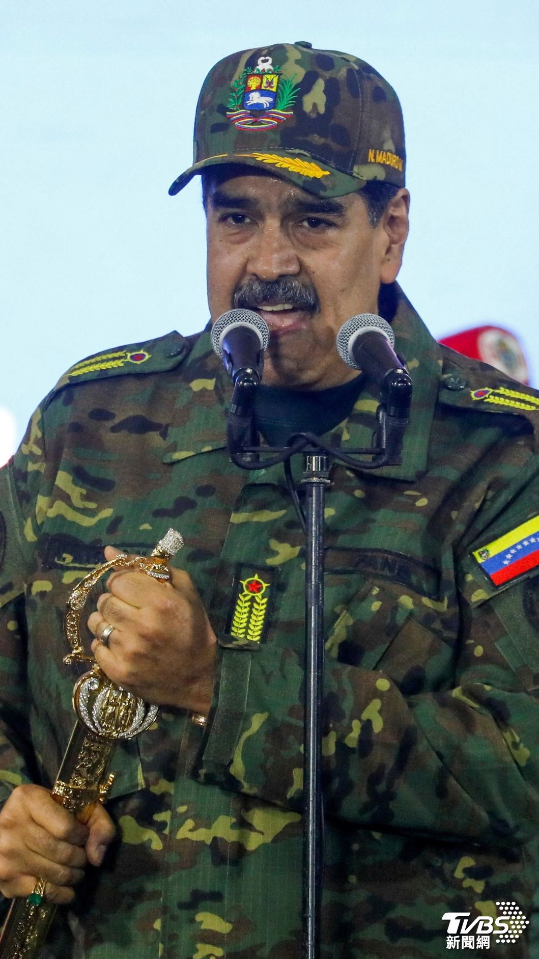 委內瑞拉總統馬杜洛(Nicolas Maduro)。(資料照/達志影像路透社)