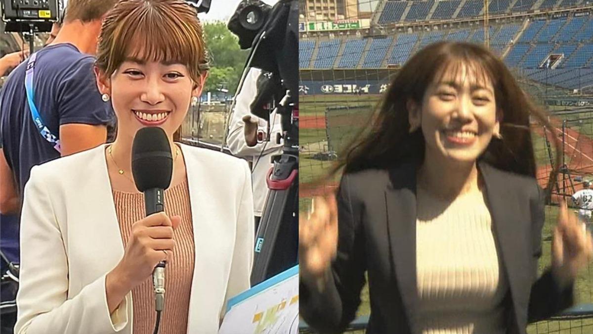 中川安奈去年報巴黎奧運時，曾被誤認沒穿衣服播報。（圖／翻攝自X）