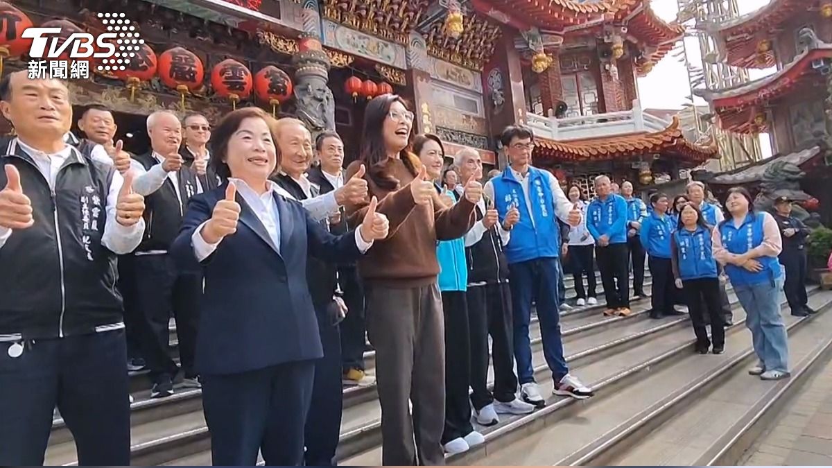 藍營台中市長初選升溫 楊瓊瓔宣布參戰。(圖/TVBS)