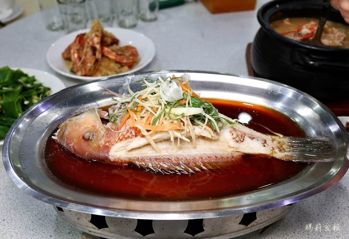 這道紅鰱魚的魚肉夠厚，油脂均勻，吃起來鮮嫩清香。（圖／瑪莉食報提供）