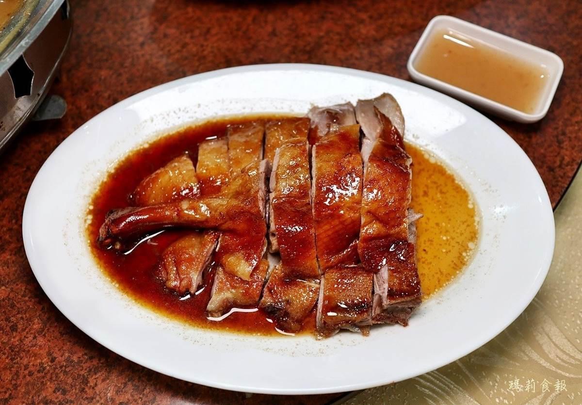 招牌燒鵝吃起來油潤彈牙、不膩不柴。（圖／瑪莉食報提供）