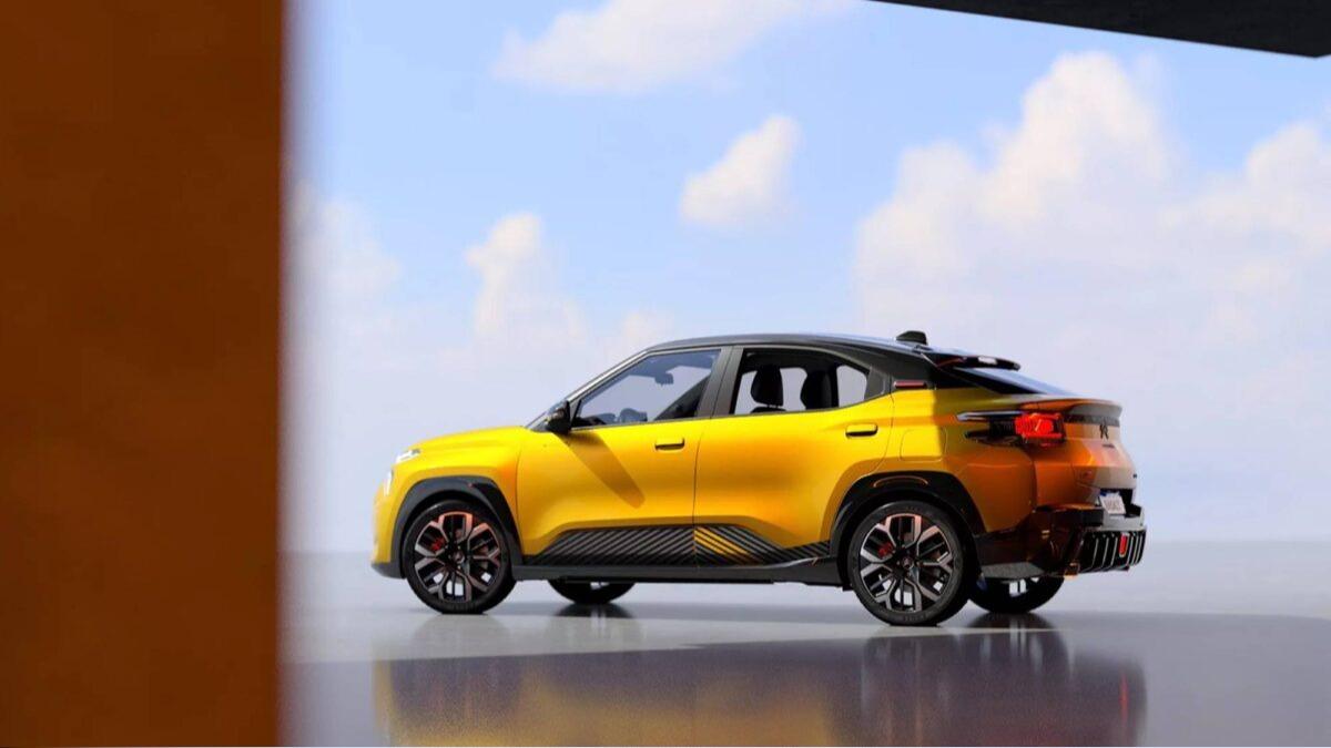 本次展出的Basalt Vision概念車承襲2024年首次公布的設計原型,量產版本將主要銷往南美與印度市場。(圖/Citroen提供)