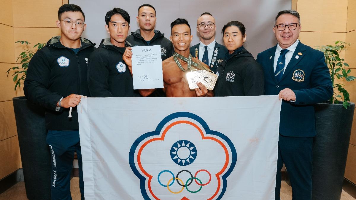 健美選手劉明毅奪金。(圖/運動部提供)