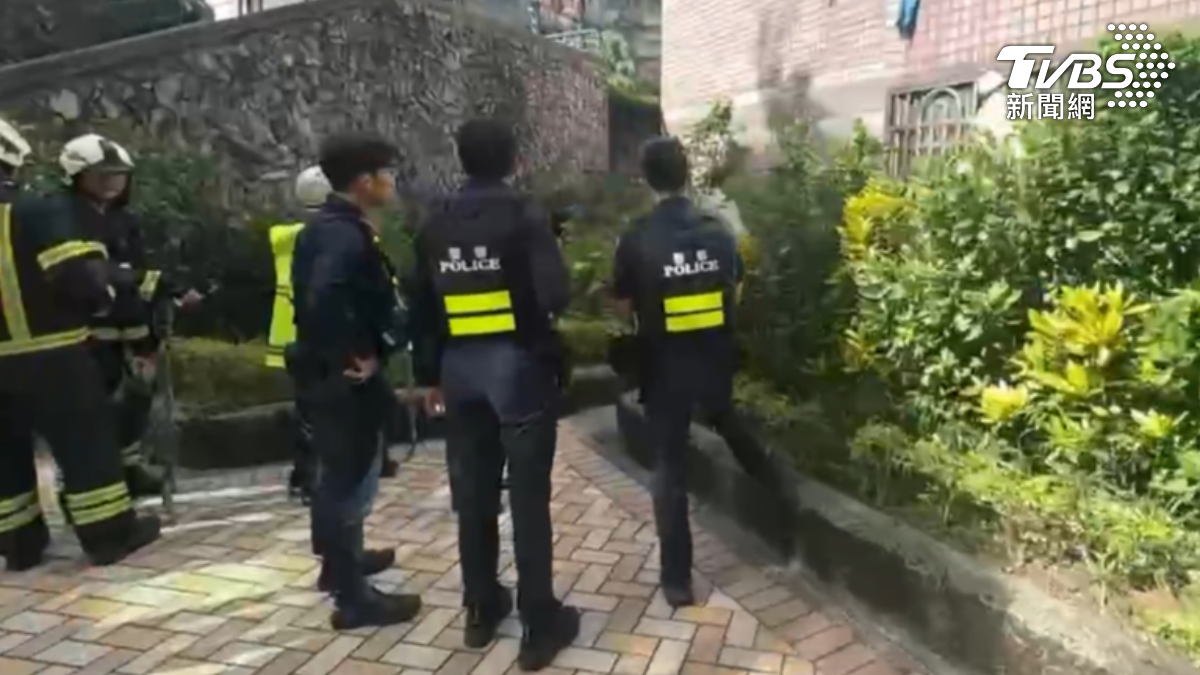 「嗡嗡聲」擾鄰安寧,一樓神秘音驚動警消。(圖/TVBS)