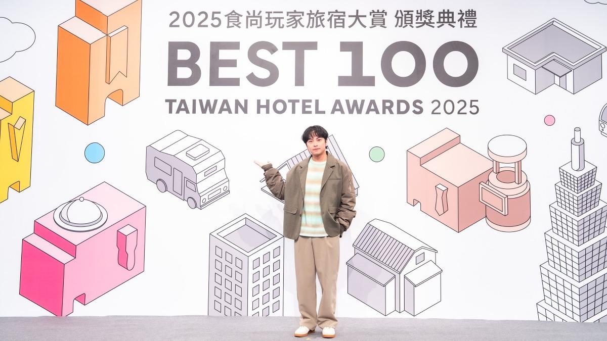 楊銘威擔任本屆旅宿大賞品牌大使。(圖/TVBS)