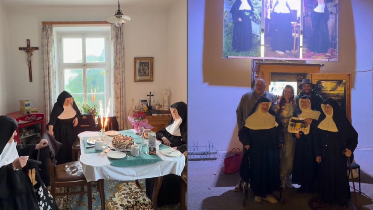 奧地利3名8旬修女從養老院逃回修道院，還擁有IG帳號。（圖／翻攝IG@nonnen_goldenstein）