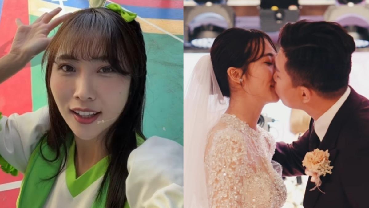 兒童台kiwi姐姐宣布結婚!老公正面曝光 披絕美婚紗激吻狂哭