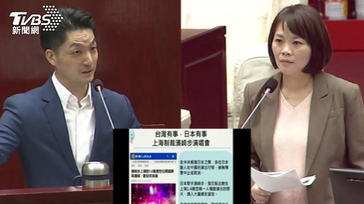 蔣萬安也說,歡迎濱崎步來台北開演唱會,還要準備小驚喜給她。(圖/TVBS)