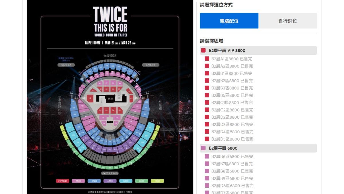 TWICE演唱會台北場「3分鐘完售」!歌迷崩潰:一點進去就沒了